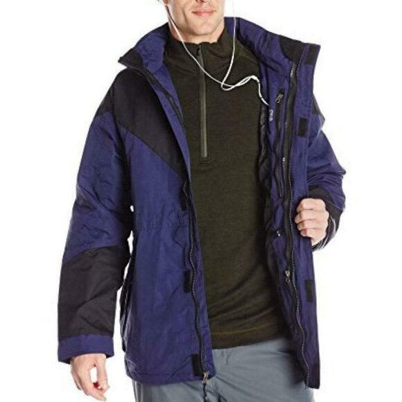 COLORADO Summit Anorak Shell Lightweight Men's X-Large XL Jacket Navy Blue Black - Picture 3 of 6